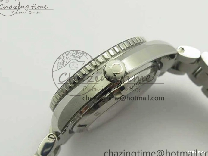 0321 Sleek Planet Ocean Professional Ceramic Bezel 42mm 1:1 MK Best Edition Silver Markers On SS Bracelet A 8085